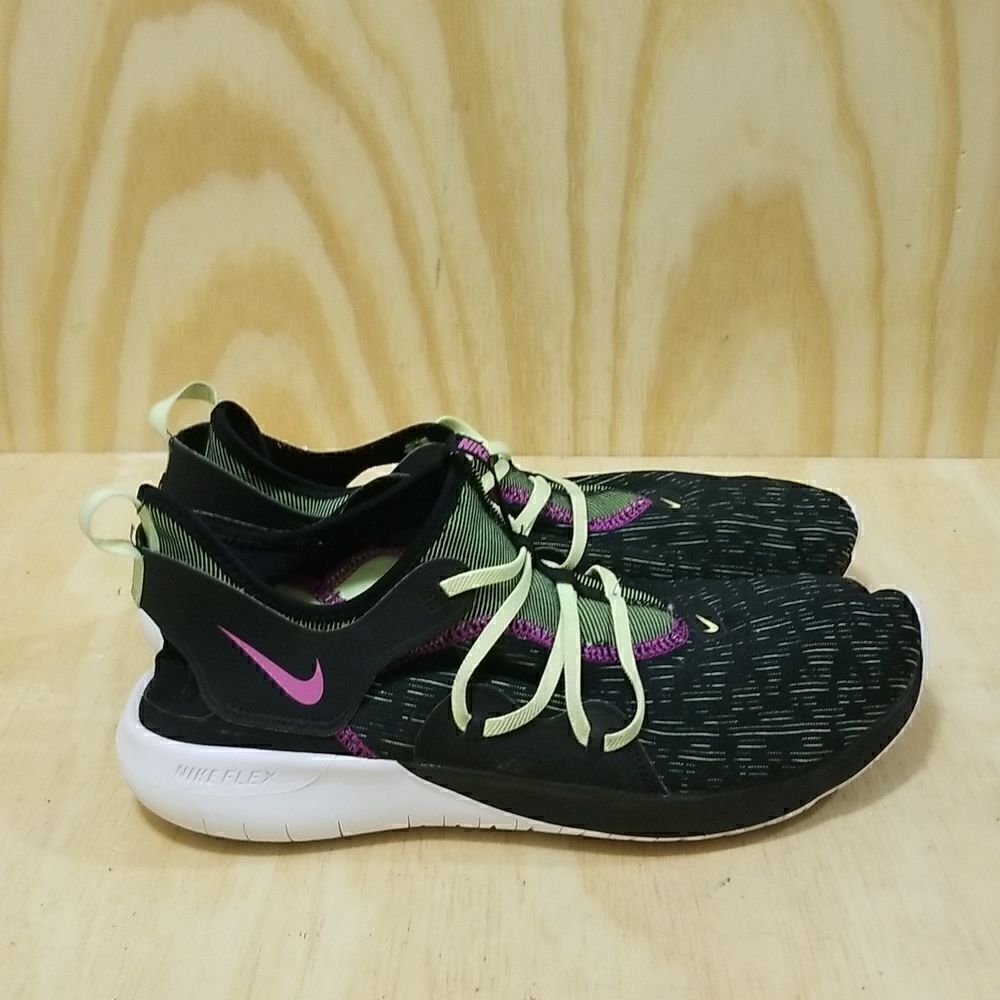 Nike Flex Contact 3 Running Shoes Black Multi-Color Men's Size 13